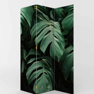 PARABAN HOJAS TROPICALES VERDE